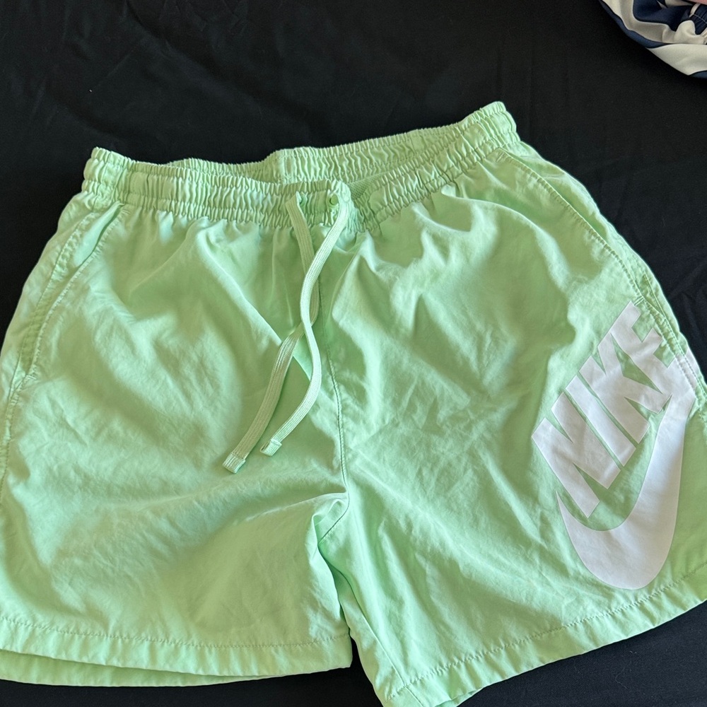 Nike Light Green Swim Shorts